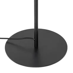 Industriële vloerlamp zwart met goud 3-lichts - Kayden