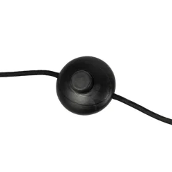 Industriële vloerlamp zwart kantelbaar - Movie