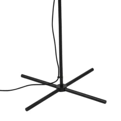 Industriële vloerlamp zwart kantelbaar - Movie