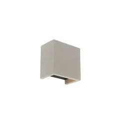 Industriële wandlamp beton met lichteffect - Meave