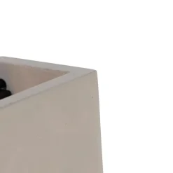 Industriële wandlamp beton met lichteffect - Meave