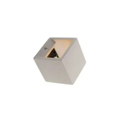 Industri�le wandlamp beton met lichteffect - Box