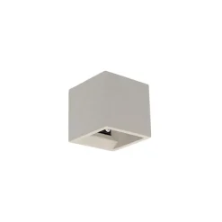Industri�le wandlamp beton met lichteffect - Box