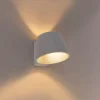Industriële wandlamp beton met lichteffect - Cup