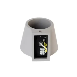 Industriële wandlamp beton met lichteffect - Cup
