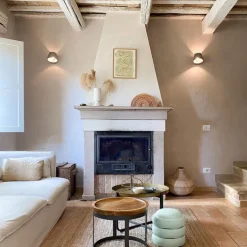 Industriële wandlamp beton met lichteffect - Cup