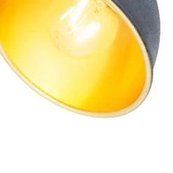 Industriële wandlamp beton met koper verstelbaar - Liko