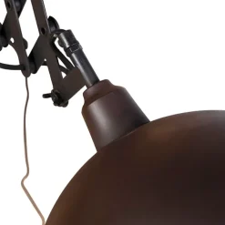 Industriële wandlamp brons met zwart - Tyne