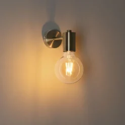 Industriële wandlamp brons 13cm - Facil