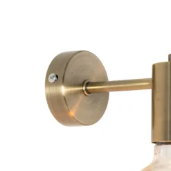 Industriële wandlamp brons 13cm - Facil