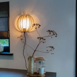 Industriële wandlamp brons met zwart - Dong