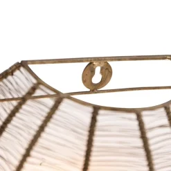 Industriële wandlamp brons met zwart - Dong