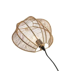 Industriële wandlamp brons met zwart - Dong
