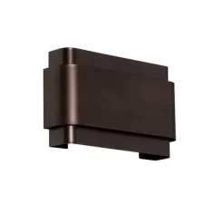 Industriële wandlamp donkerbrons 2-lichts - Coen