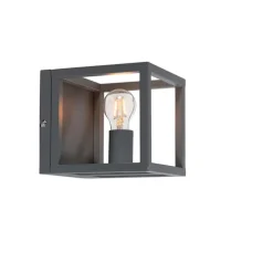 Industri�le wandlamp donkergrijs - Cage