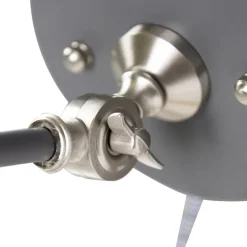 Industriële wandlamp grijs verstelbaar - Dazzle