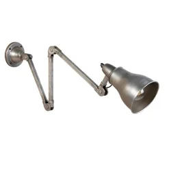 Industriële wandlamp grijs verstelbaar - Mersey