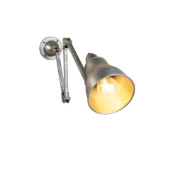 Industriële wandlamp grijs verstelbaar - Mersey
