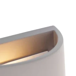 Industriële wandlamp grijs beton - Creil