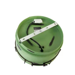 Industriële wandlamp groen 25 cm - Barril