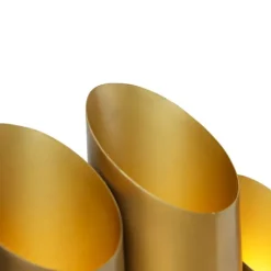 Industriële wandlamp messing 10-lichts - Whistle