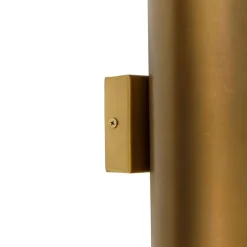 Industriële wandlamp messing 10-lichts - Whistle