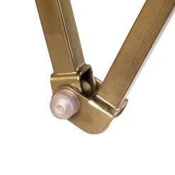 Industriële wandlamp messing verstelbaar - Avon