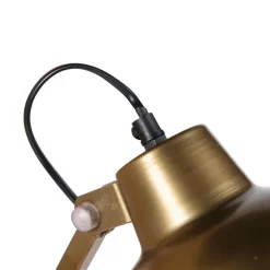 Industriële wandlamp messing verstelbaar - Avon