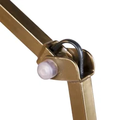 Industriële wandlamp messing verstelbaar - Avon