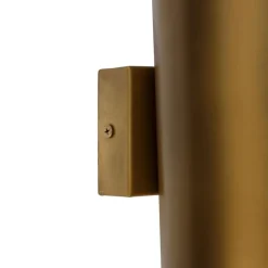 Industriële wandlamp messing 6-lichts - Whistle