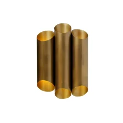 Industriële wandlamp messing 6-lichts - Whistle