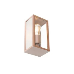 Industriële wandlamp roestbruin 26 cm IP44- Charlois