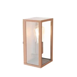 Industriële wandlamp roestbruin 26 cm IP44- Charlois