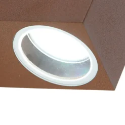 Industriële wandlamp roestbruin IP44 - Baleno