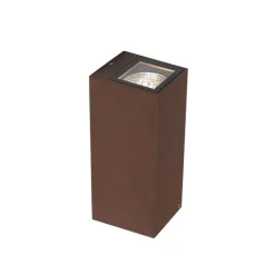 Industriële wandlamp roestbruin 2-lichts AR70 IP54 - Baleno