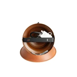 Industriële wandlamp roest met goud - Rust