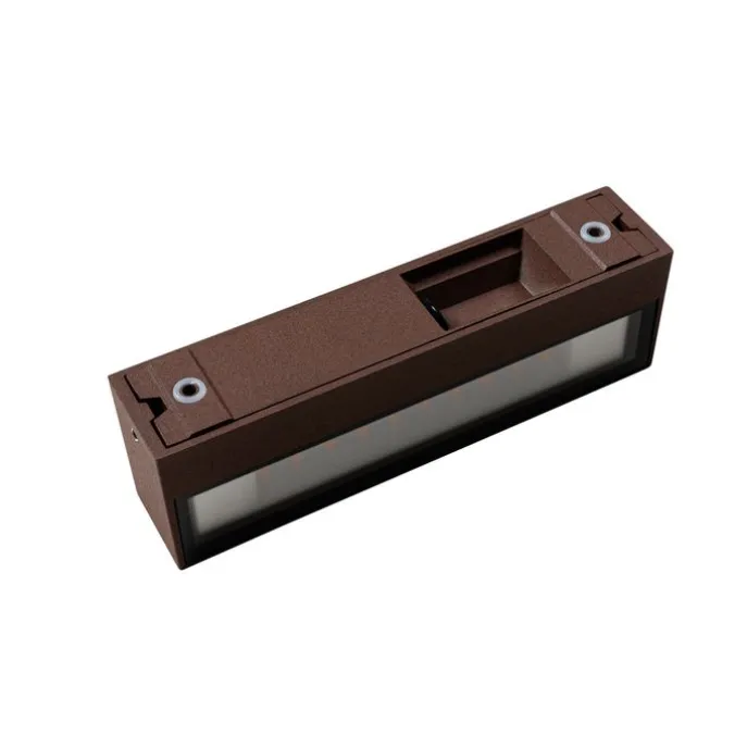 Industriële wandlamp roestbruin incl. LED IP65 - Steph