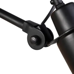 Industriële wandlamp zwart verstelbaar - Wye