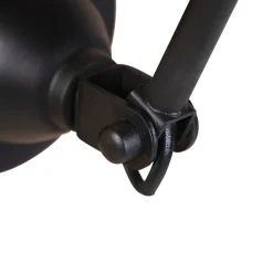Industriële wandlamp zwart verstelbaar - Wye