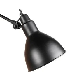 Industriële wandlamp zwart verstelbaar - Wye