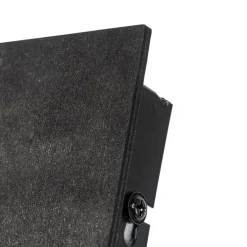 Industriële wandlamp zwart draai- en kantelbaar - Fotu