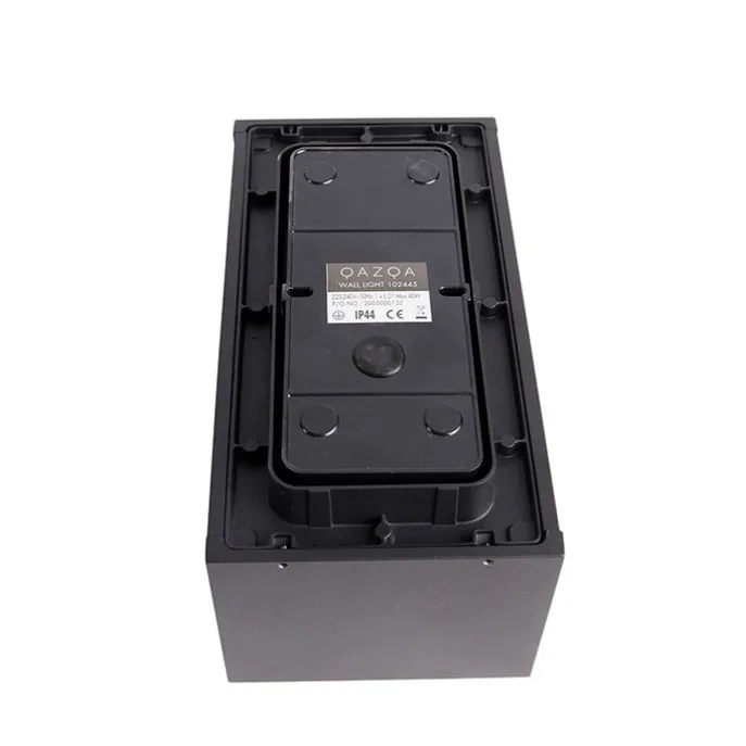 Industriële wandlamp zwart 26 cm IP44- Charlois