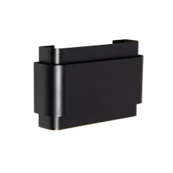 Industriële wandlamp zwart 2-lichts - Coen