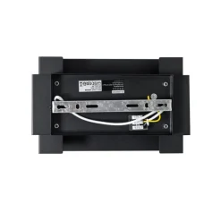 Industriële wandlamp zwart 2-lichts - Coen