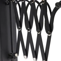 Industriële wandlamp zwart met verstelbare arm - Merle