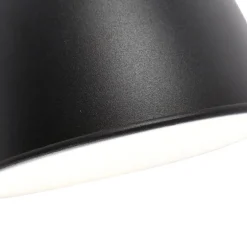 Industriële wandlamp zwart met verstelbare arm - Merle
