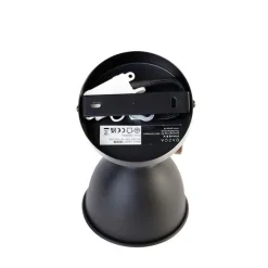 Industriële wandlamp zwart met goud verstelbaar - Liko