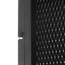 Industriële wandlamp zwart met gaas - Cage