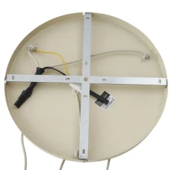 Japandi hanglamp beige met stoffen kap 3-lichts - Bida