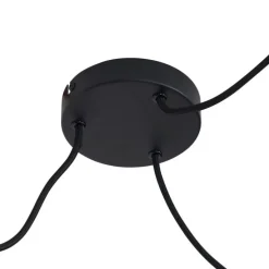 Japandi hanglamp bruin 50cm 3-lichts - Plu